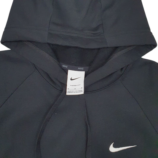 Mens Black Nike Therma-Fit Hoodie Jumper