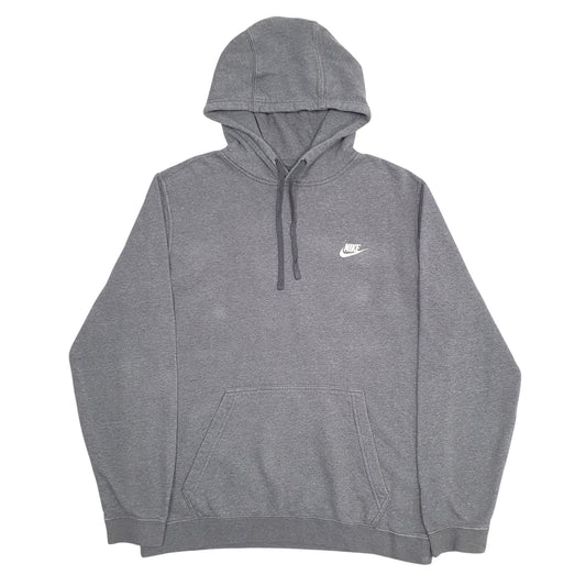 Mens Grey Nike Hoodie Jumper