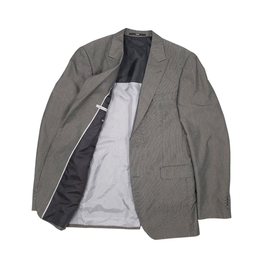 Mens Grey Bogie Slim Fit Coat
