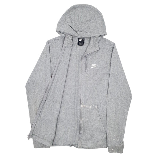 Mens Grey Nike Full Zip Jumper