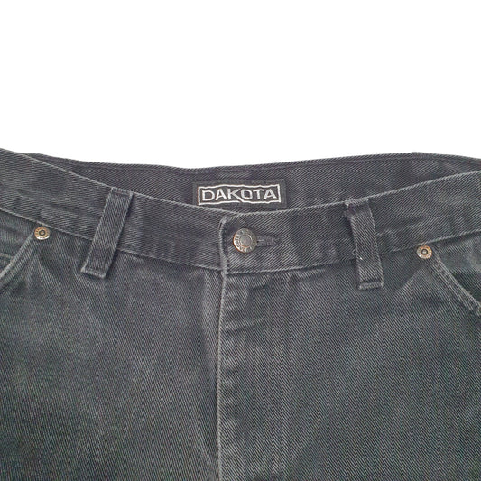 Mens Black Dakota Casual JeansW42 L25