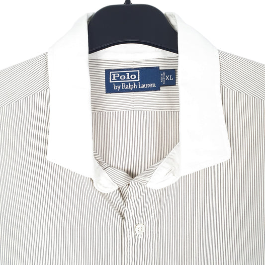 Mens Beige Polo Ralph Lauren Long Sleeve Shirt