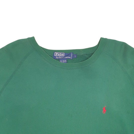 Mens Green Ralph Lauren Crewneck Jumper