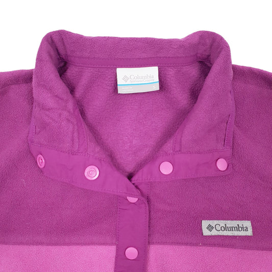 Womens Pink Columbia Sportswear Company Full Zip Jumper