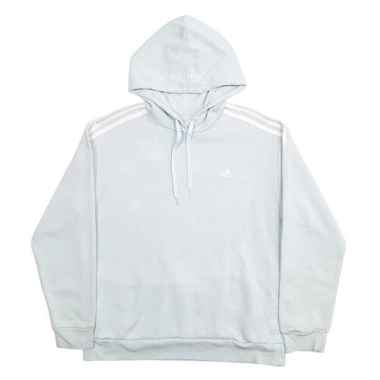 Mens Blue Adidas Hoodie Jumper