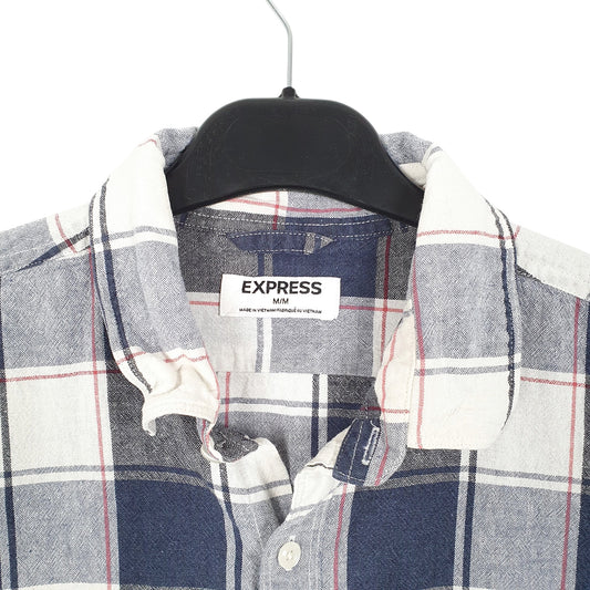 Mens White Express Blend Long Sleeve Shirt