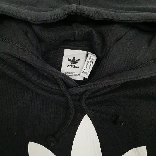 Mens Black Adidas Hoodie Jumper