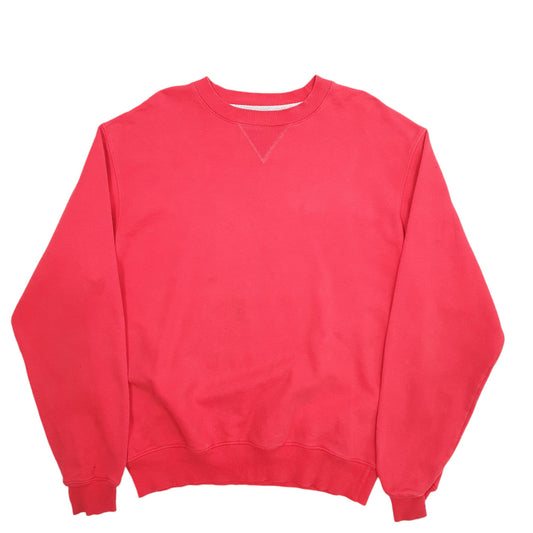 Mens Red Champion Crewneck Jumper