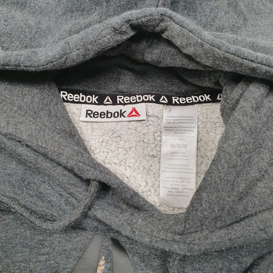 Mens Grey Reebok Hoodie Jumper