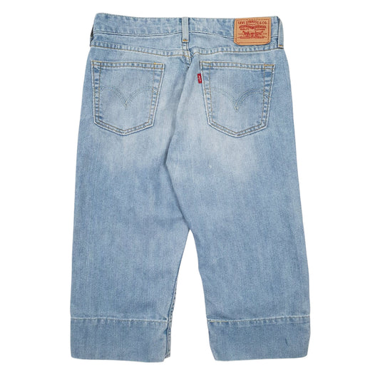 Womens Blue Levis Denim Shorts