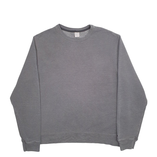 Womens Grey Champion Crewneck Jumper