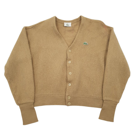 Womens Beige Lacoste Cardigan Jumper