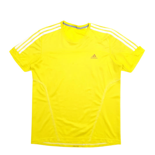 Mens Yellow Adidas Short Sleeve T Shirt
