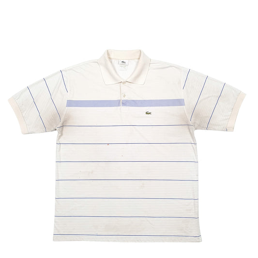 Mens Yellow Lacoste Short Sleeve Polo Shirt