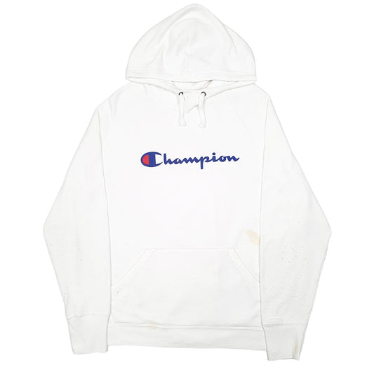 Womens White Champion Hoodie Jumper