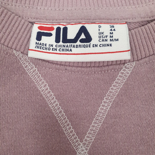 Womens Pink Fila Crewneck Jumper