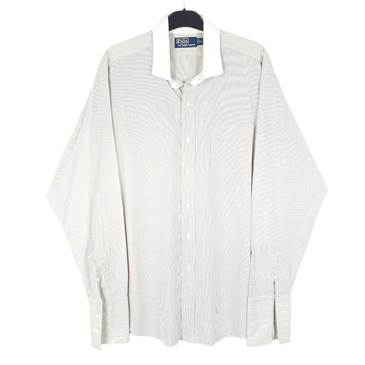 Mens Beige Polo Ralph Lauren Long Sleeve Shirt