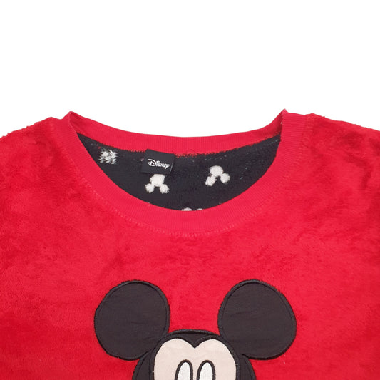 Womens Red Disney Crewneck Jumper