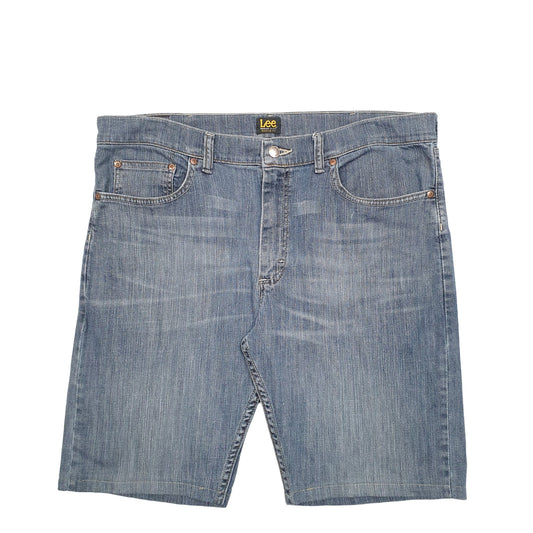 Mens Blue Lee Denim Shorts