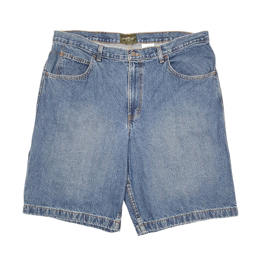 Mens Blue Eddie Bauer Jean Jorts Denim Shorts