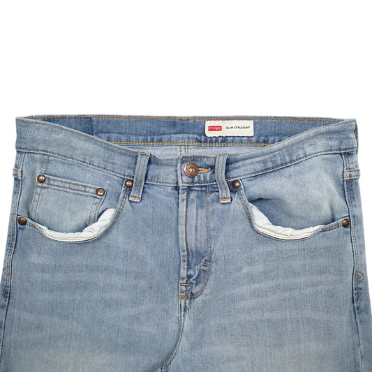 Mens Blue Wrangler Slim JeansW32 L27