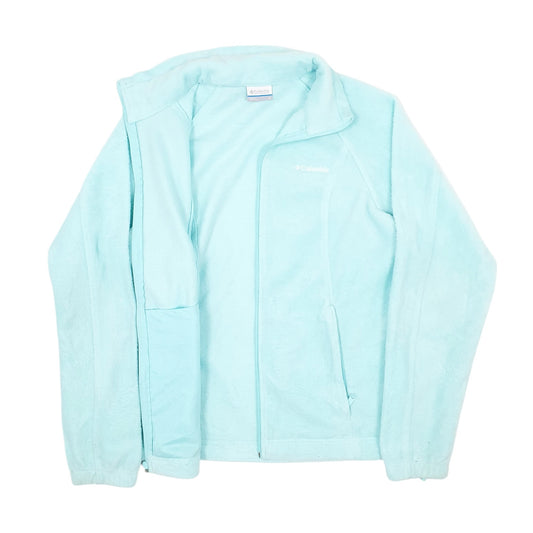 Womens Blue Columbia Full Zip Jumper