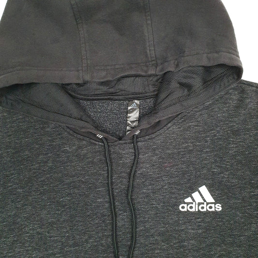 Mens Black Adidas Hoodie Jumper