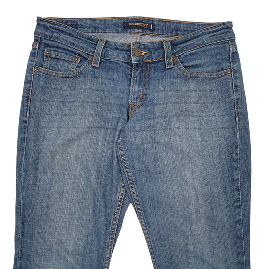 Womens Blue Levis Superlow Casual JeansW32 L38
