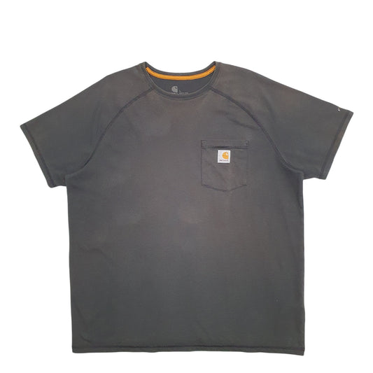 Mens Black Carhartt Short Sleeve T Shirt