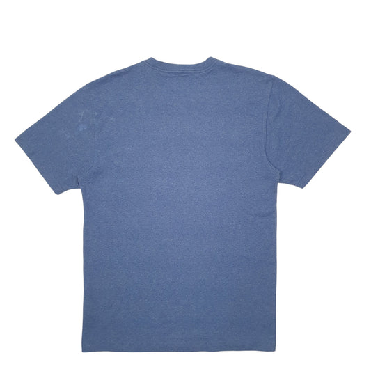 Mens Blue Carhartt Short Sleeve T Shirt