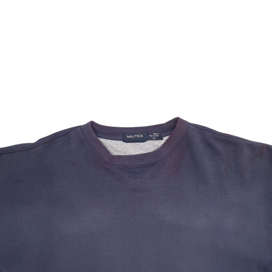 Mens Navy Nautica Crewneck Jumper