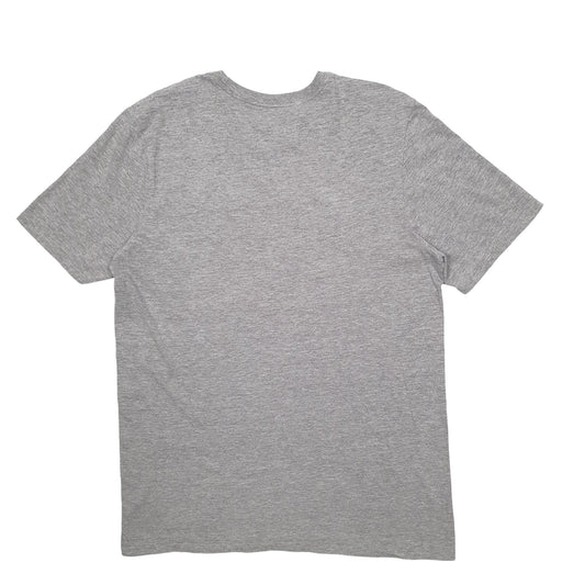 Mens Grey Nike Spellout Short Sleeve T Shirt