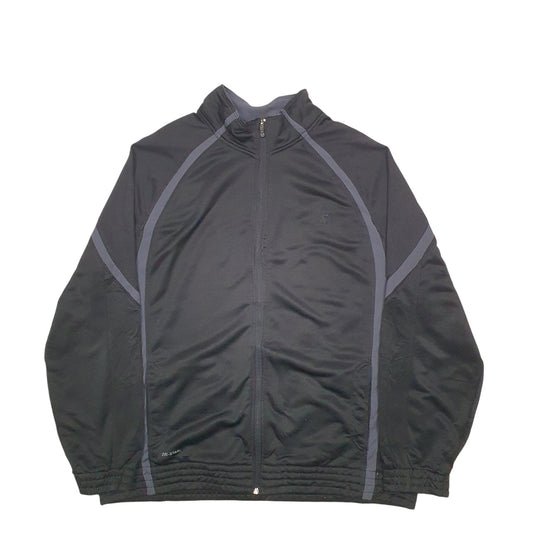 Mens Black Starter Full Zip Jumper