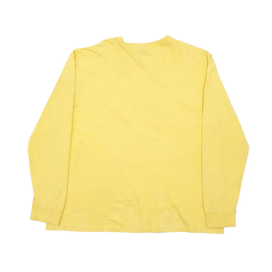 Mens Yellow Polo Ralph Lauren Long Sleeve T Shirt