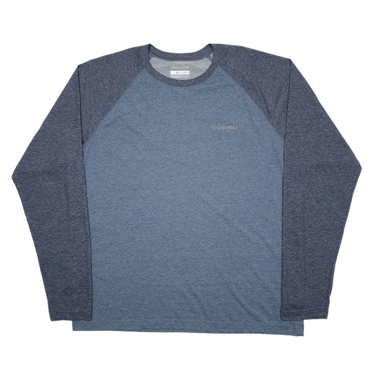 Mens Blue Columbia Sportswear Long Sleeve T Shirt