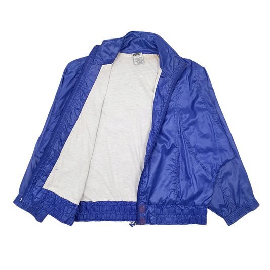 Womens Blue Puma Vintage 90s Coat
