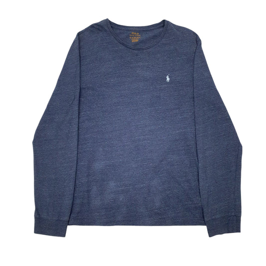 Mens Navy Polo Ralph Lauren Long Sleeve T Shirt