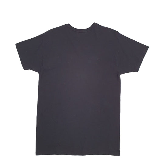Mens Black Hanes Short Sleeve T Shirt