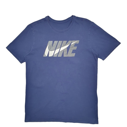 Mens Navy Nike Short Sleeve T Shirt