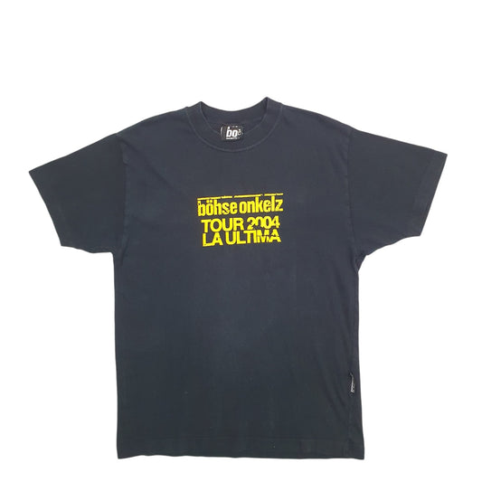 Mens Black Bo Adios Tour Music Short Sleeve T Shirt