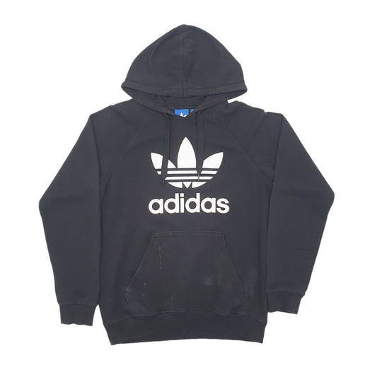 Mens Black Adidas Full Zip Jumper