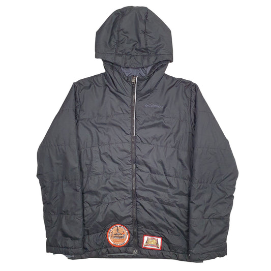 Womens Black Columbia Omni Heat Crewneck Coat