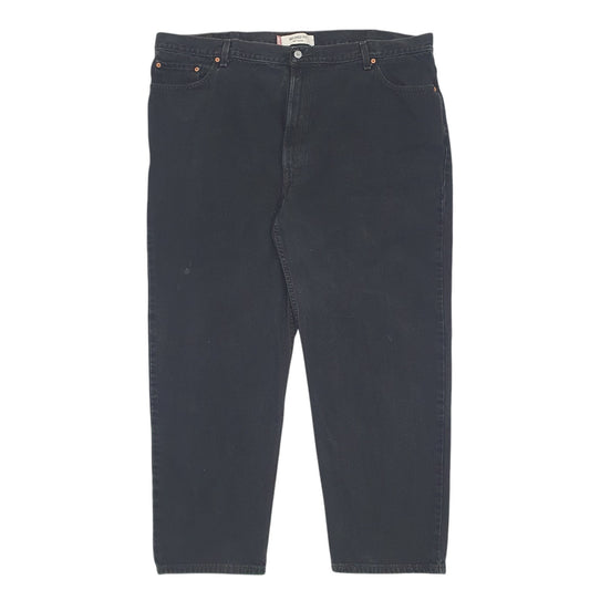 Mens Black Levis 550 JeansW48 L30