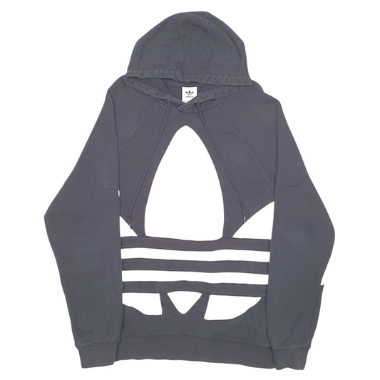 Mens Black Adidas Hoodie Jumper