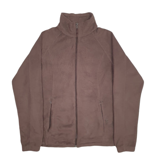 Womens Brown Columbia Full Zip Jumper