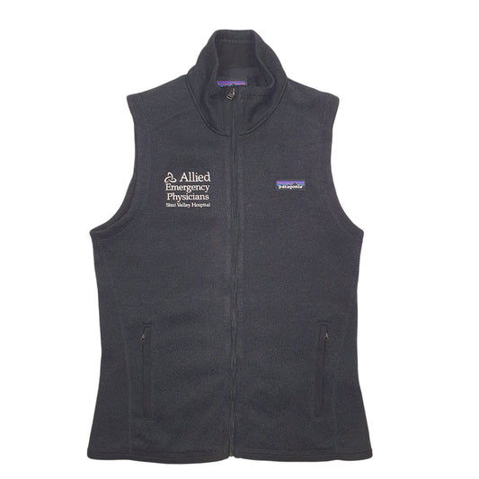 Womens Black Patagonia Quarter Zip Coat