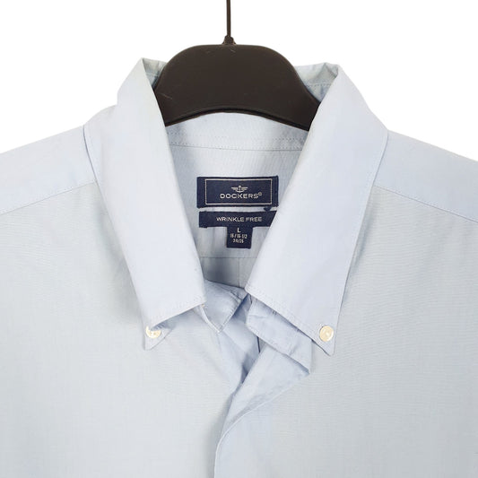 Mens Blue Dockers Long Sleeve Shirt