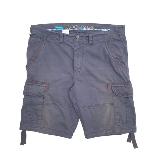 Mens Navy Coolwater Cargo Shorts