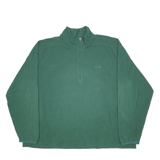 Mens Green Champion Quarter Zip Jumper