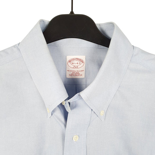 Mens Blue Brooks Brothers Leeson Long Sleeve Shirt